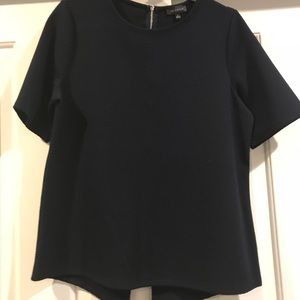Limited Short Sleeve Textured Blouse